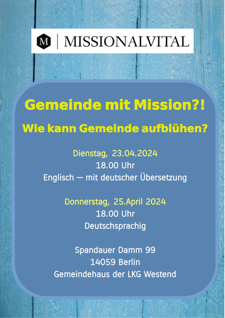 Gemeindeentwicklung – Europa-Konferenz 2024
